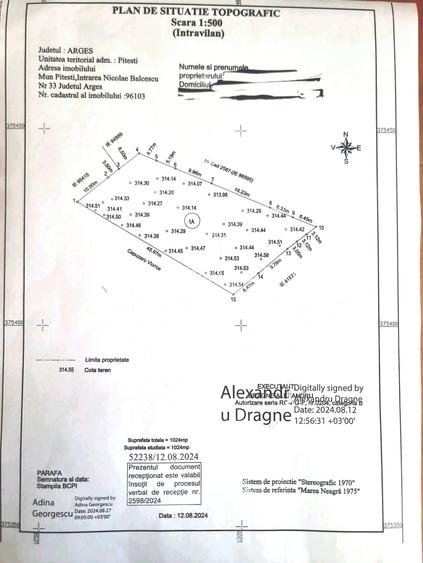 d teren intravilan, pozitie superba, Pitesti, intrarea N Balcescu - 13