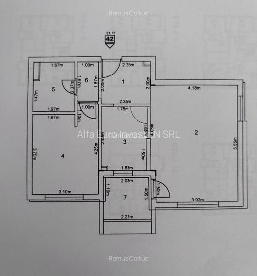 Agentia  Alfa Invest Imob ofera spre vinzare  ap.2 cam.-Top City - 4