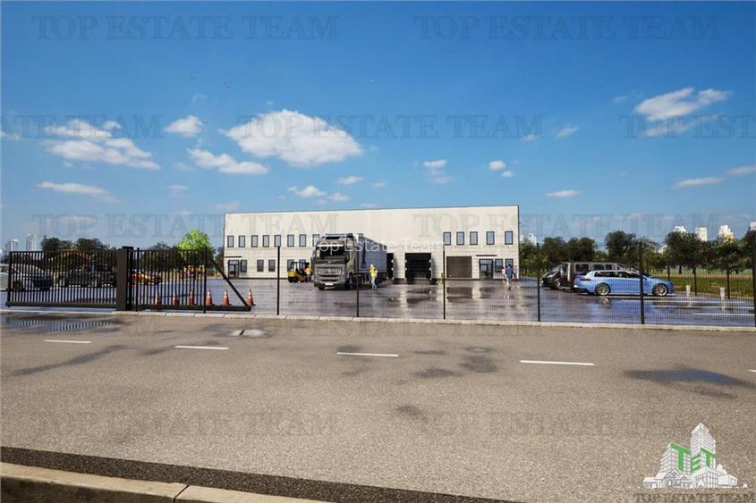 Teren cu Autorizatie pentru Hala in Balotesti - 3