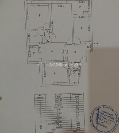 Oltenitei apartament 4 camere, loc ADP, Boxa, imbunatatiri, etaj 6/8, 1984 - 20