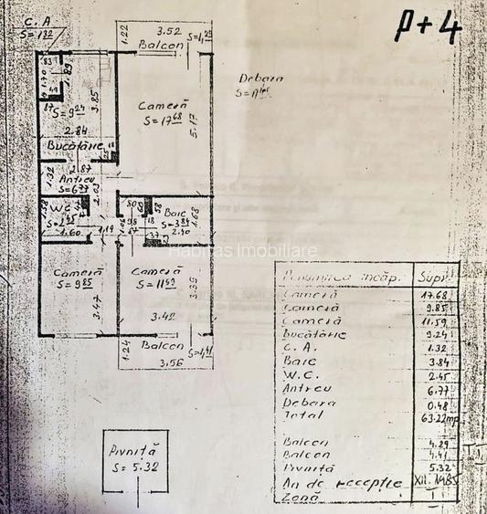 Apartament 3 camere, decomandat, 2 bai, Muncitorilor - 11