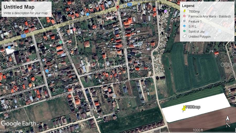 Balotesti  Amurgului   Central 7500mp - 8