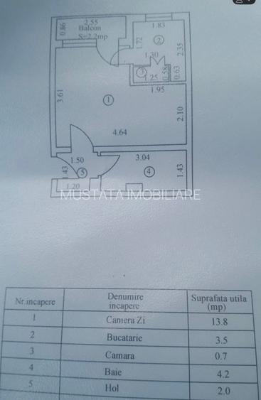 Garsoniera confort 1, Zona Dorobantilor, etaj 7/8 cu lift NOU pe scara - 7