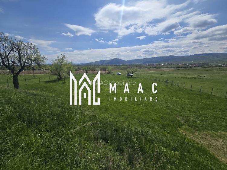 Teren 5400 mp superb cu livada si vedere spre munti Orlat - 7
