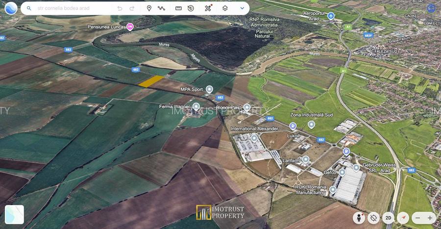 Teren 21.000 mp – Arad, Zona Industrială Sud – Acces A1 - 3