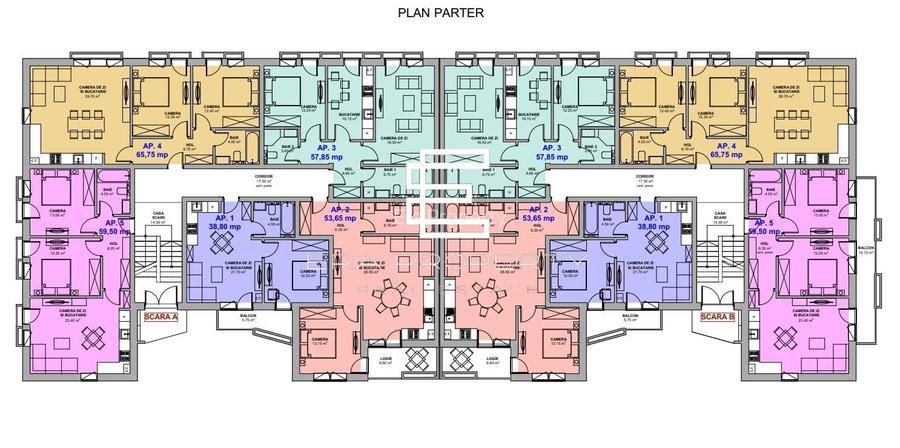 Apartament 3 camere 66mp, intabulat, Doamna Stanca, Sibiu - 2