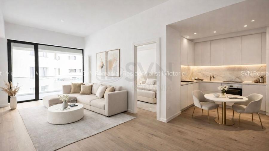 REA1026257 Apartament 2 camere terasa 13 mp Aviatiei - 3