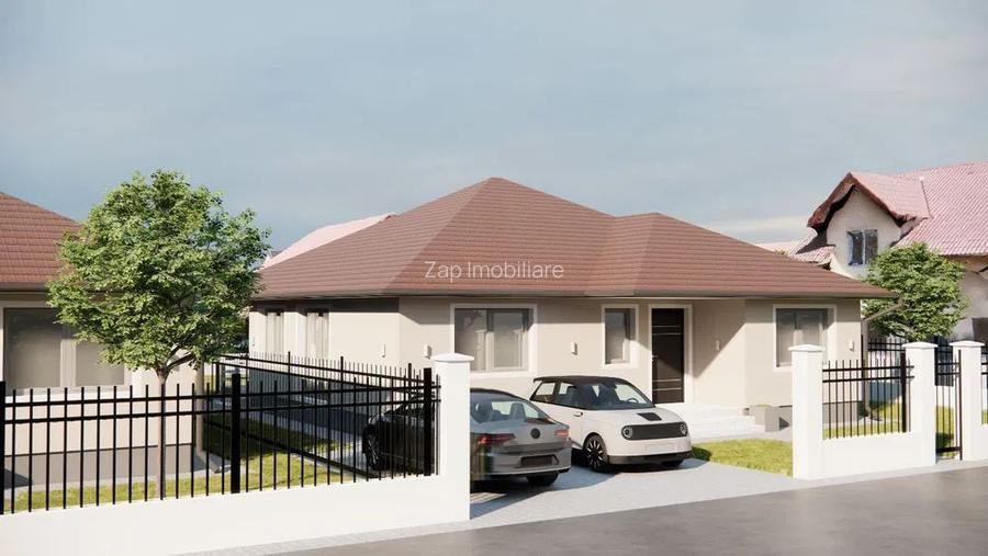 Casa 4 cam.2 băi,1 pivniță 1 dressing,500mp.teren,gard,pavaj - 5