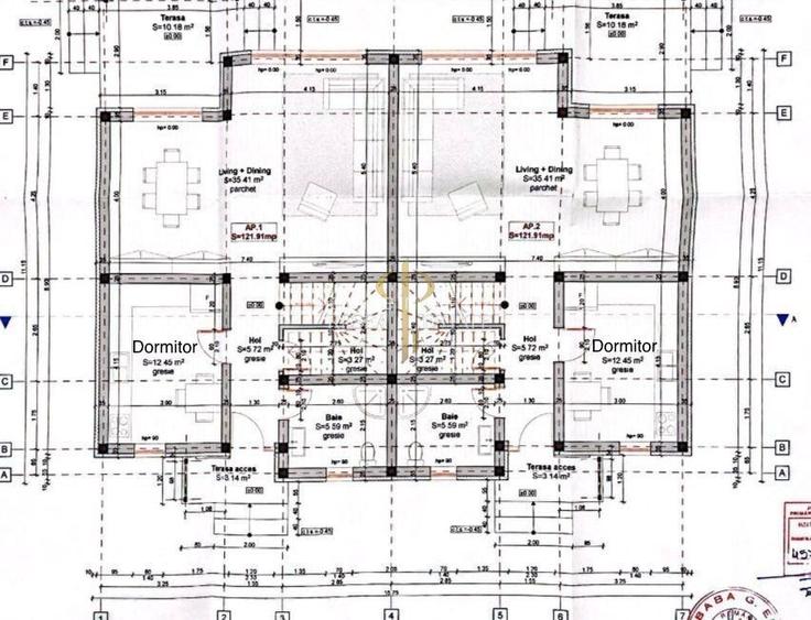 Duplex 5 camere + dressing| 122 mp utili - 200 mp teren| Giroc - 4