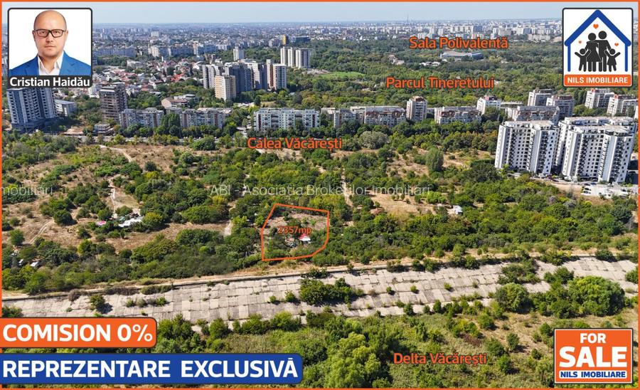 Teren 2357mp | Calea Vacaresti - Sector 4 | POT 70-80% | CUT 4,5 - 2