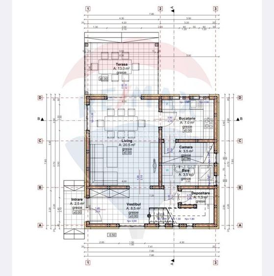 Teren 251mp cu fundatie si proiect Vladimirescu /Cartierul Tineretului - 5