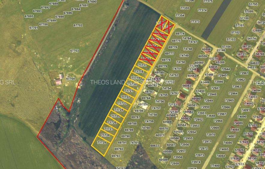 Teren pentru Locuinta 411 MP Comuna Berceni - Stadion - 3