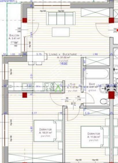 Apartament MODERN cu 3 camere 67mp | balcon| zona Teilor - 8