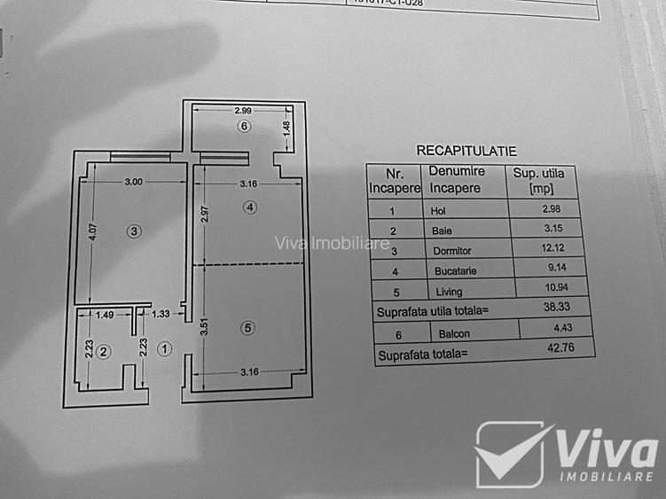 LIDL Bucium – Bloc nou, ap 2 camere, 43 mp + loc de parcare - 7