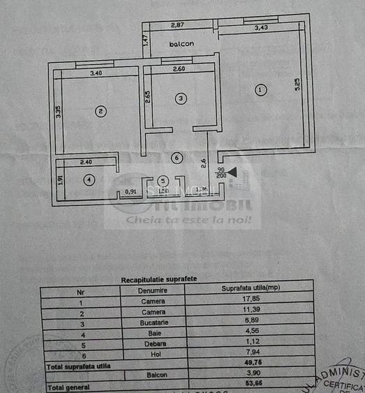 ✨ Apartament 2 camere Decomandat | 53 mp | Etaj 2 | Galata | 102.000 € - 7