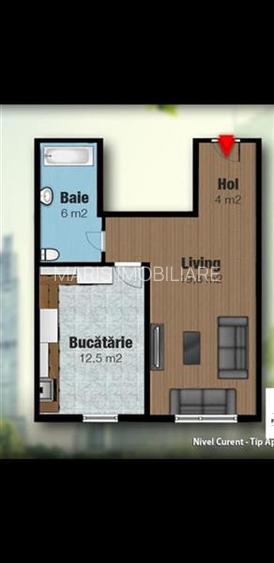 Vanzare apartament 1 camera bloc nou Tudor mobilat utilat + parcare! - 9