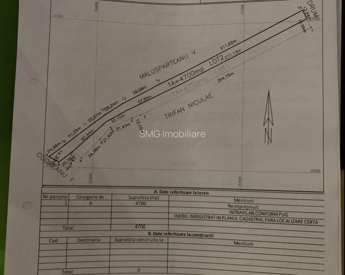 Teren intravilan Construibil | Stoienesti-Floresti | 4700 mp | Comision 0 - 4