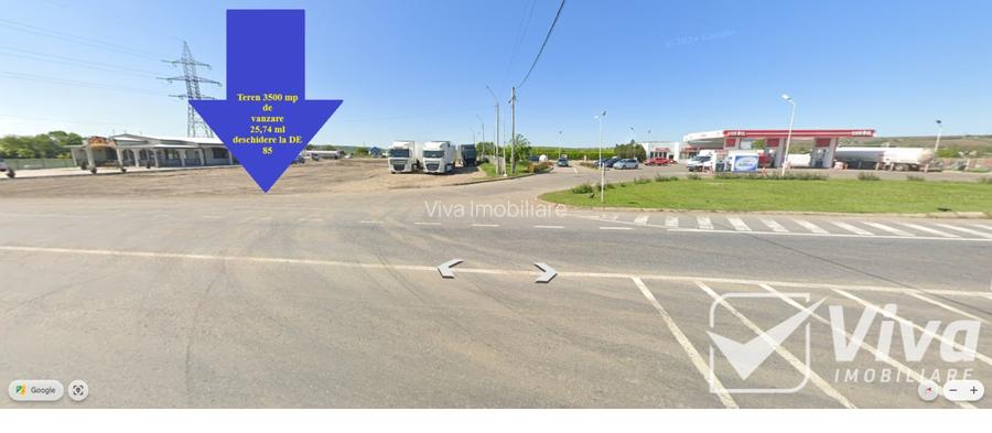 COMISION ZERO% ! -Deschidere la DN28 lângă LUKOIL, TEREN 3500mp parcare tiruri - 4