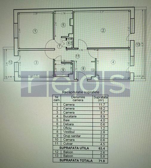 VANZARE 3 CAMERE ZONA DRISTOR - 18