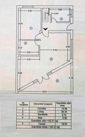 Vanzare apartament 2 camere in vila cu terasa si curte delimitata - 10