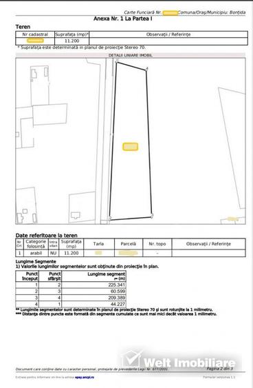 Teren 11200 mp in Rascruci, liber de sarcini, cu potential industrial