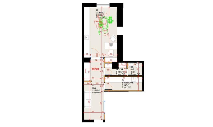 Spațiu medical - pretabil pentru cabinet stomatologic - Centru medical