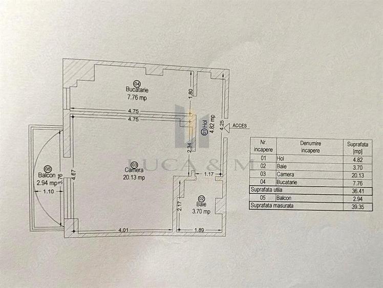Apartament 1 camera | Spatios | Ideal investitie