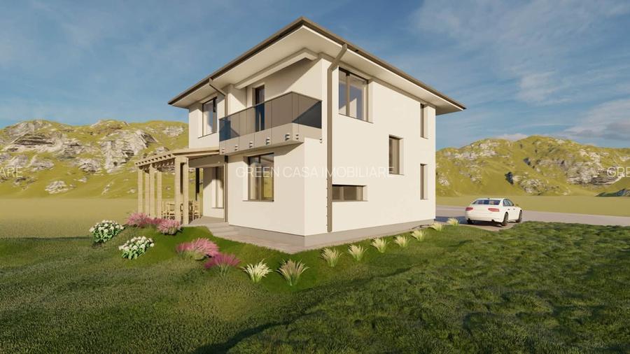 Casă individuală NZEB | Intrare Chinteni | 5 camere | Teren 600 mp - 2