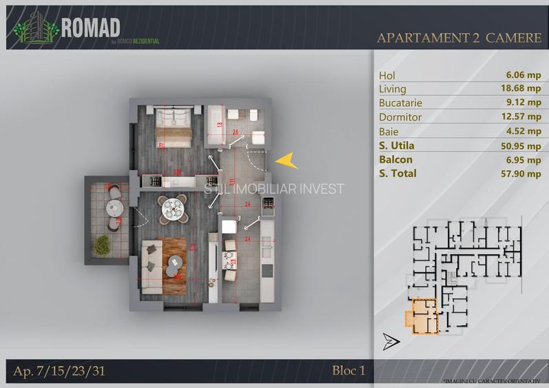 2 camere Theodor Pallady, Ansamblu deosebit PREMIUM,Metrou&STB,Profita - 8
