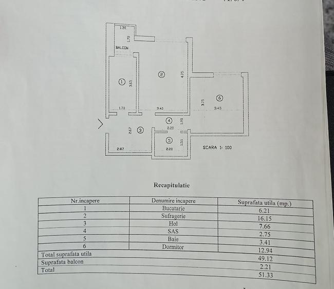 Apartament 2 camere DECOMANDAT Podu Ros-Dedeman, RENOVAT