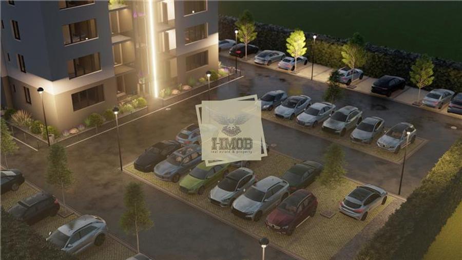 Studio 34 mp cu bucatarie separata balcon 4 mp si parcare Sibiu