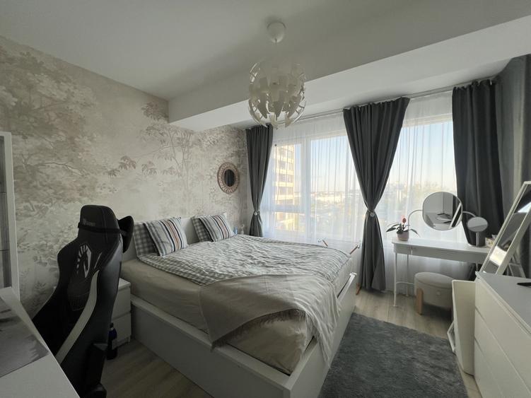 Apartament de lux, 3 camere, 60 mp utili, etaj 5/8, mobilat - Aradului