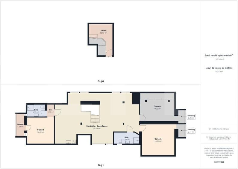 Apartament 4 camere, 150,77 mp, zona Girocului