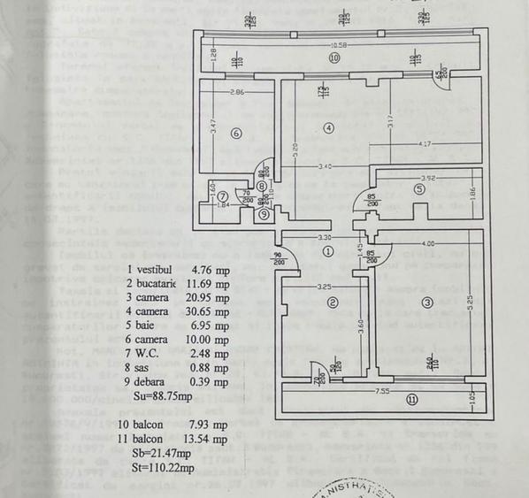 Mall Vitan - Apartament 4 camere , centrala proprie