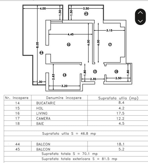 Apartament decomandat si terasa IMENSA in Xenero Residence Mamaia