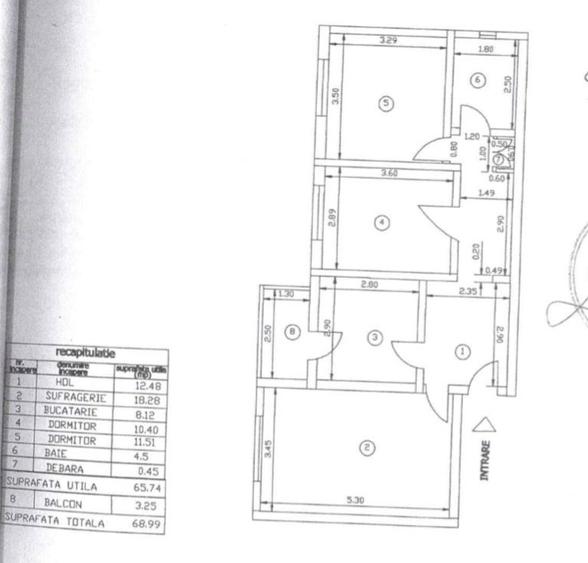 Apartament 3 camere premium, certificat clasa A, mobilat, et 2 – Drăgășani