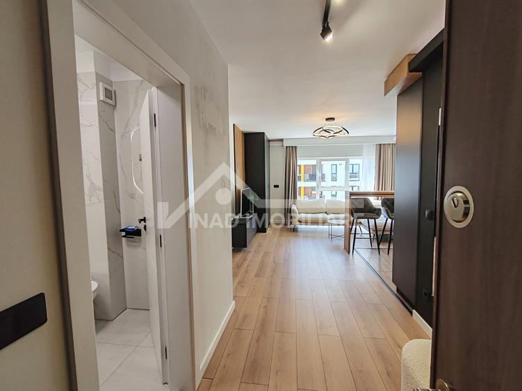 Apartament cu 2 camere, mobilat modern, parcare, Strada Tineretului