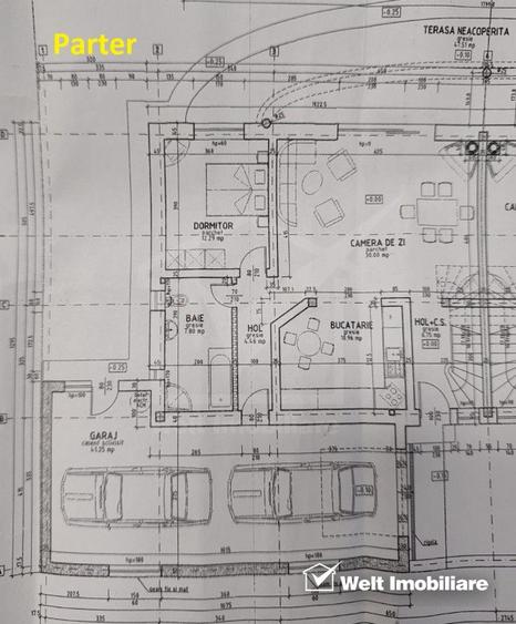 Casa cuplata cu doua unitati locative, Tauti, D+P+1+Pod, SU 255 mp, teren 400 mp