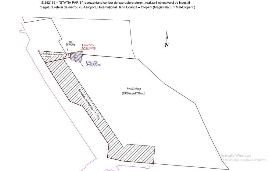 Baneasa,oportunitate investitie,dezvoltare,DN1, metrou Paris-M6,pot=60%,Cut=2,5