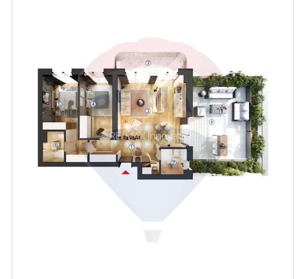 Vanzare apartamente 3 camere Pallady - 7