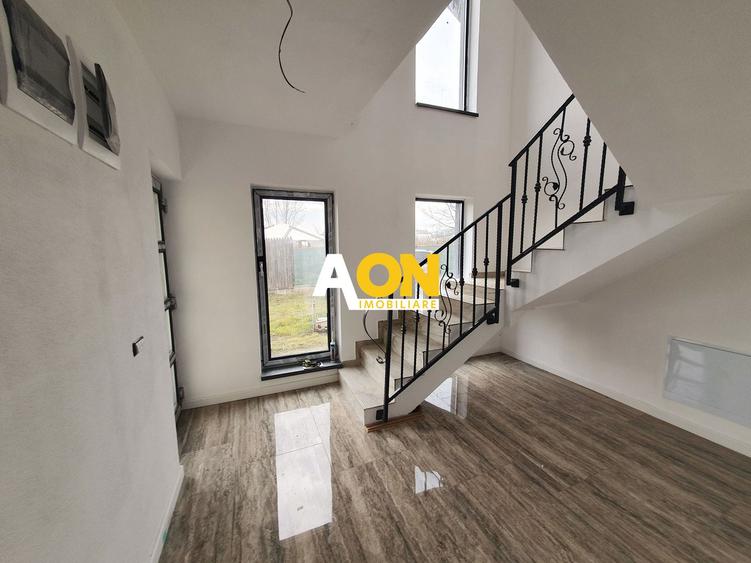 Casă nouă P+M, 5 camere, încălzire pardoseală, Alba-Micești, stânga