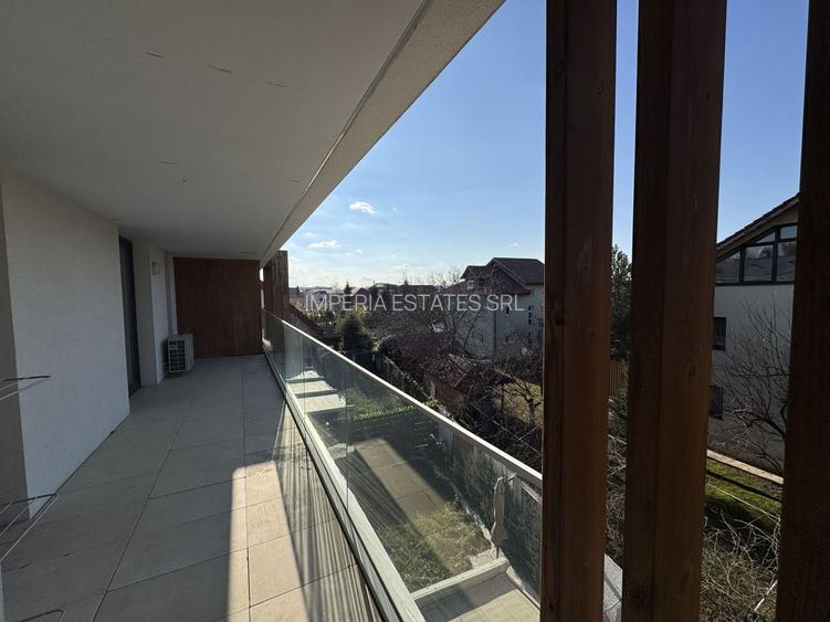 Apartament mobilat, terasa 33 mp, 2 dormitoare, garaj - 6