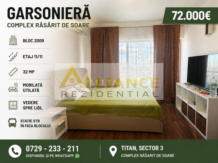 GARSONIERA - Complex Rasarit de Soare - TITAN SECTOR 3, 72.000€