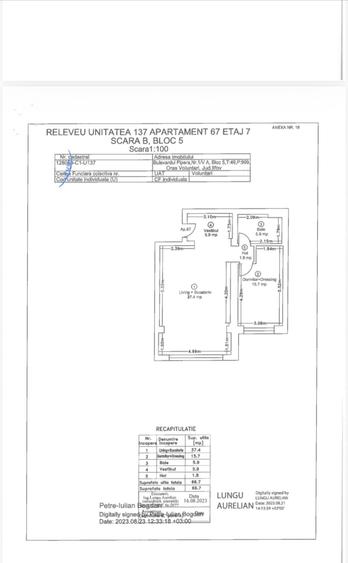 Apartament 2 camere Pipera - mobilat si echipat lux