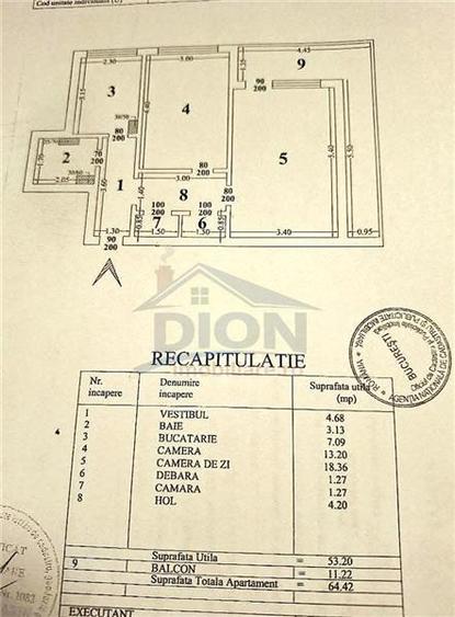 APARTAMENT 2 CAM, T.PALLADY 1DECEMBIE