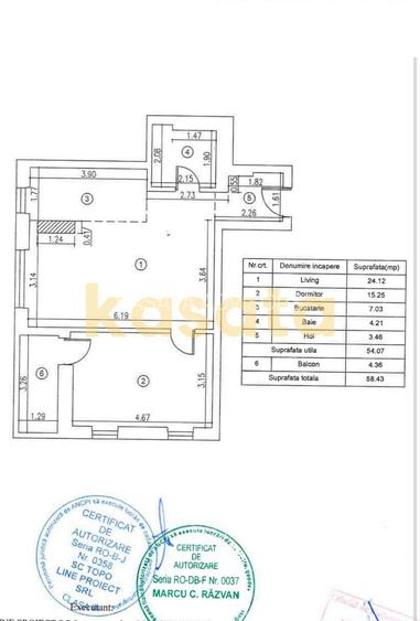 OPORTUNITATE | APARTAMENT 2 CAMERE | FLOREASCA | BLOC NOU - 6