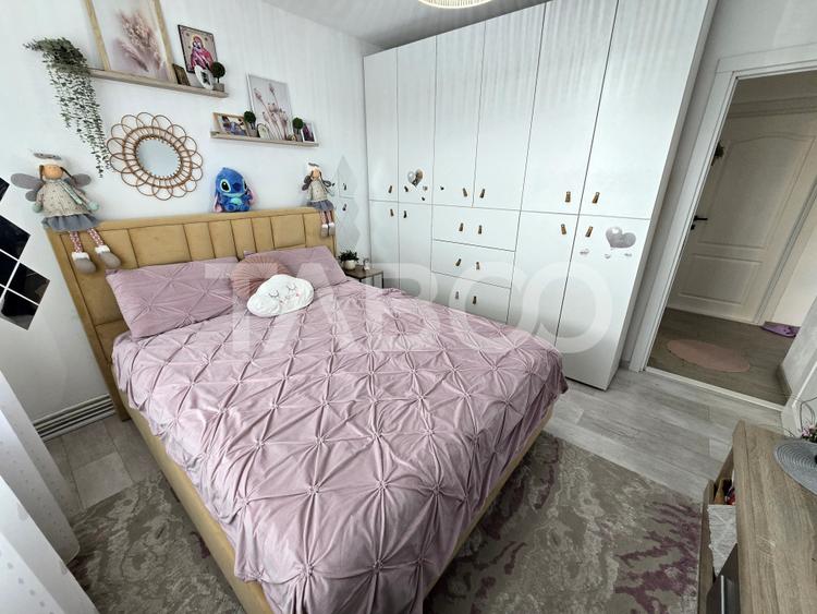 Apartament decomandat de vanzare mobilat pivnita Vasile Aaron Sibiu