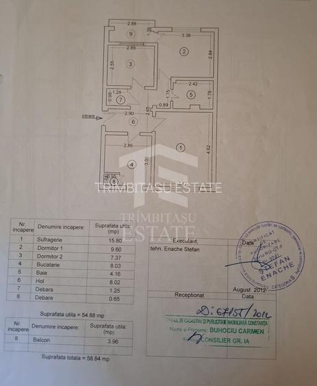 Ap. 3 camere decomandat Năvodari Str. Delfinului + loc parcare - 1