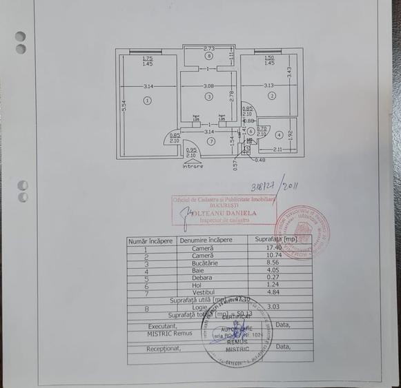 2 camere / 1982/ 12 min Metrou/ Centrală proprie
