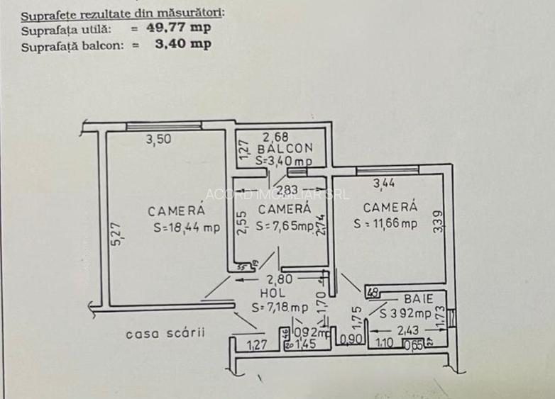 Apartament 2 camere zona Poarta 6 cu Centrala - 9